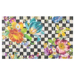MacKenzie-Childs Courtly Flower Market Floor Mat - 3' x 5'| Rugs