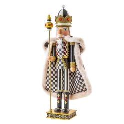 MacKenzie-Childs Courtly Nutcracker King| Holiday|Room Accents