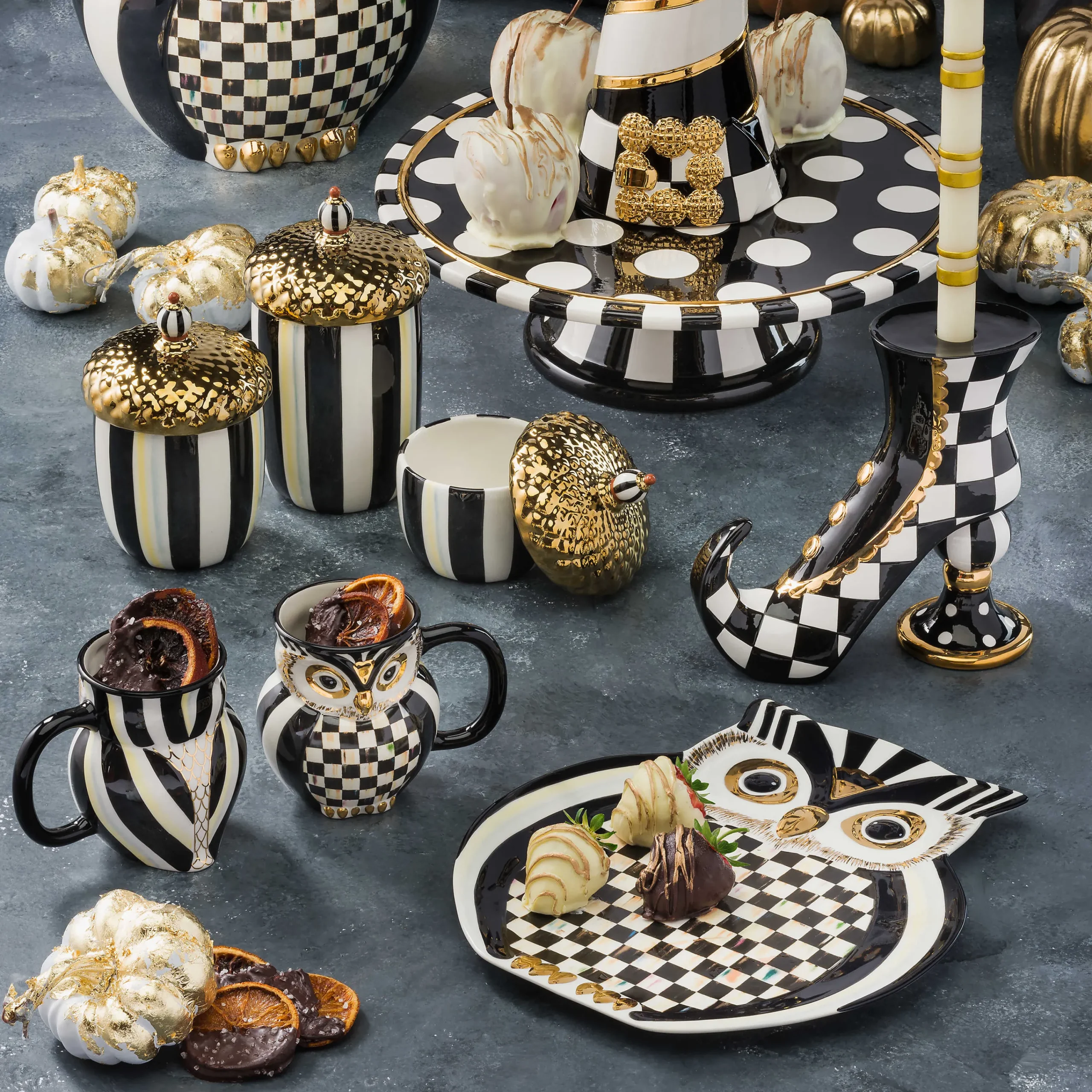 MacKenzie-Childs Courtly Owl Mug| The Fall Shop|The Coffee Shop