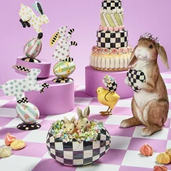 MacKenzie-Childs Courtly Peekaboo Egg| Spring|Easter