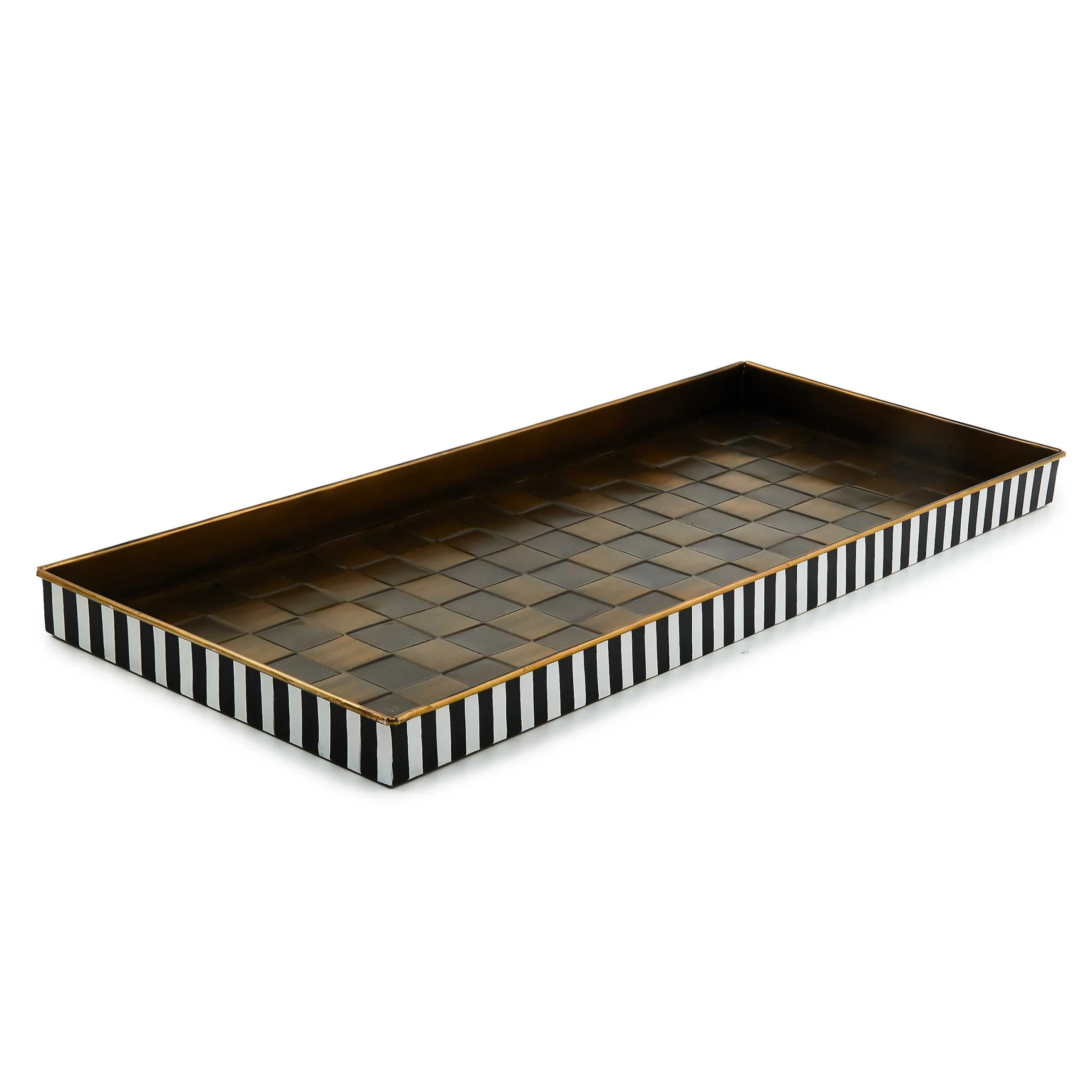 MacKenzie-Childs Courtly Stripe Boot Tray| Room Accents