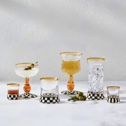 MacKenzie-Childs Courtly Stripe Shot Glass| Drinkware|Bar Entertaining