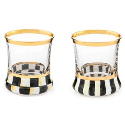 MacKenzie-Childs Courtly Stripe Shot Glass| Drinkware|Bar Entertaining