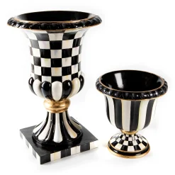 MacKenzie-Childs Courtly Stripe Tabletop Urn| Outdoor
