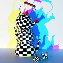MacKenzie-Childs Courtly Teapot Salt  Pepper Set| Table Accessories