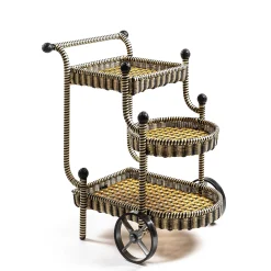 MacKenzie-Childs Courtyard Bar Cart| Outdoor|Bar Entertaining