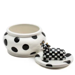 MacKenzie-Childs Cow Creamery Sugar Bowl| The Coffee Shop|Serveware
