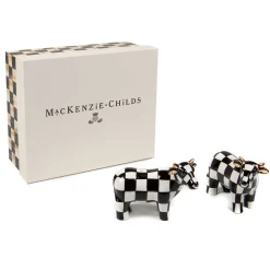 MacKenzie-Childs Cow Salt  Pepper Set| Spring|Table Accessories