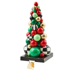MacKenzie-Childs Cozy Christmas Bauble Tree Stocking Hook| Holiday