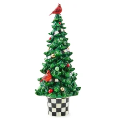 MacKenzie-Childs Cozy Christmas Illuminated Cardinal Tree| Room Accents