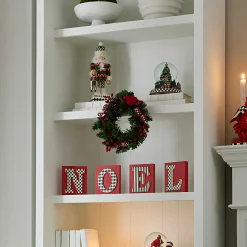 MacKenzie-Childs Cozy Christmas Mini 12 Wreath| Greenery & Florals|Outdoor