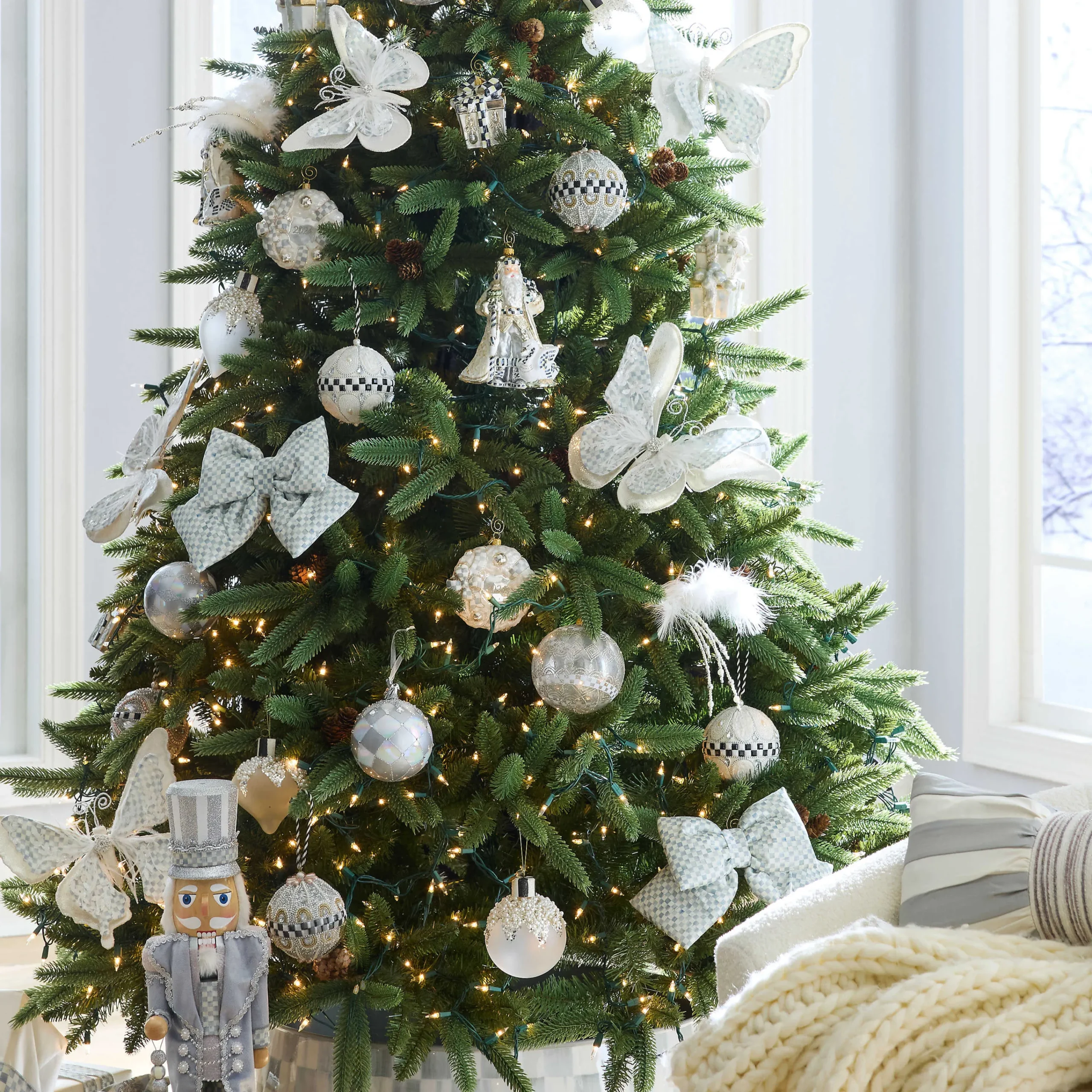 MacKenzie-Childs Crystal Palace Beaded Ball Ornaments, Set of 3| Holiday