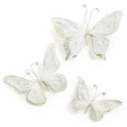 MacKenzie-Childs Crystal Palace Butterfly Clips, Set of 3| Finishing Touches