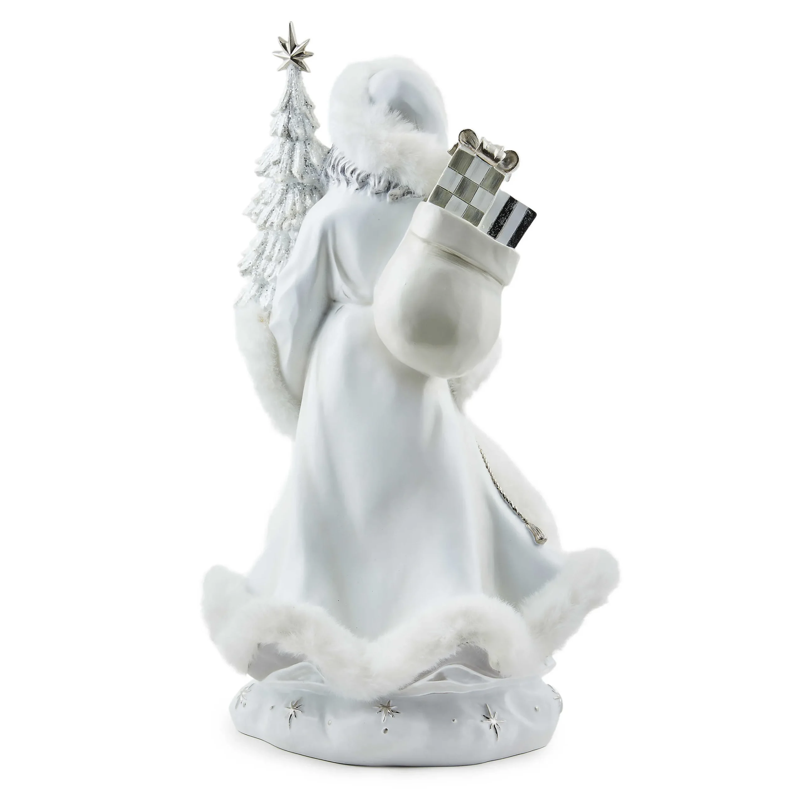 MacKenzie-Childs Crystal Palace Gifting Black Santa| Holiday|Room Accents