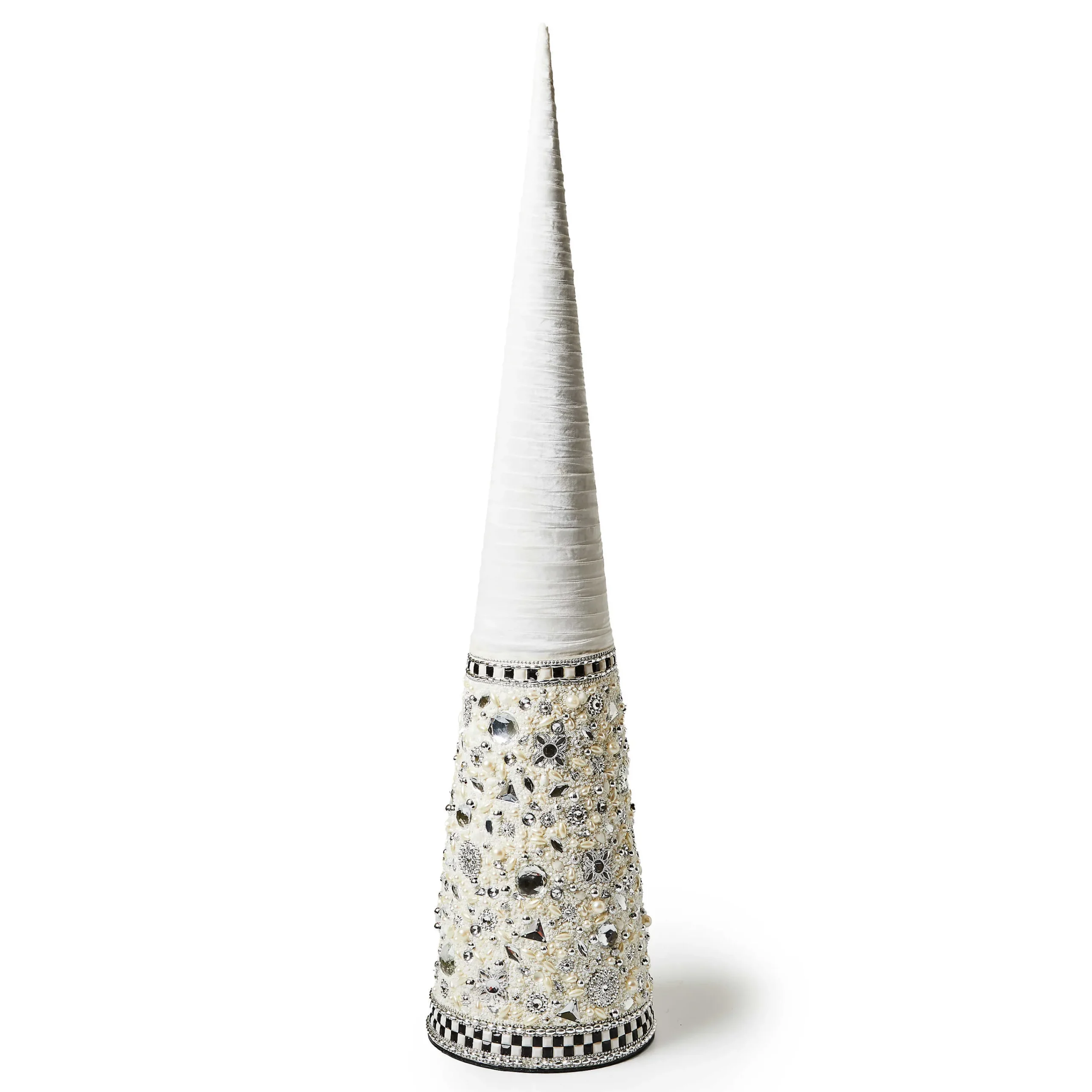 MacKenzie-Childs Crystal Palace Large Beaded Cone Tree| Room Accents