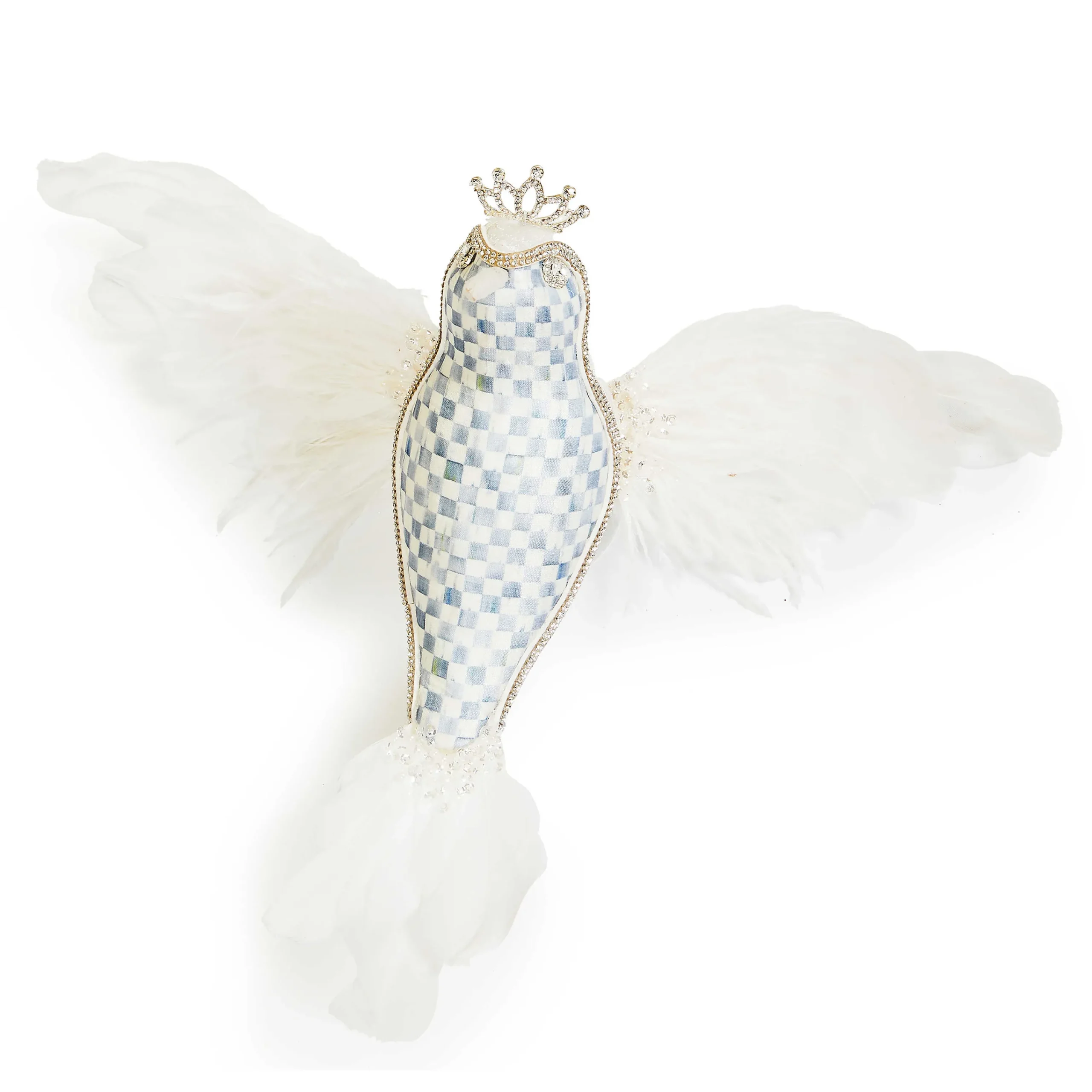 MacKenzie-Childs Crystal Palace Large Hummingbird Ornament| Holiday