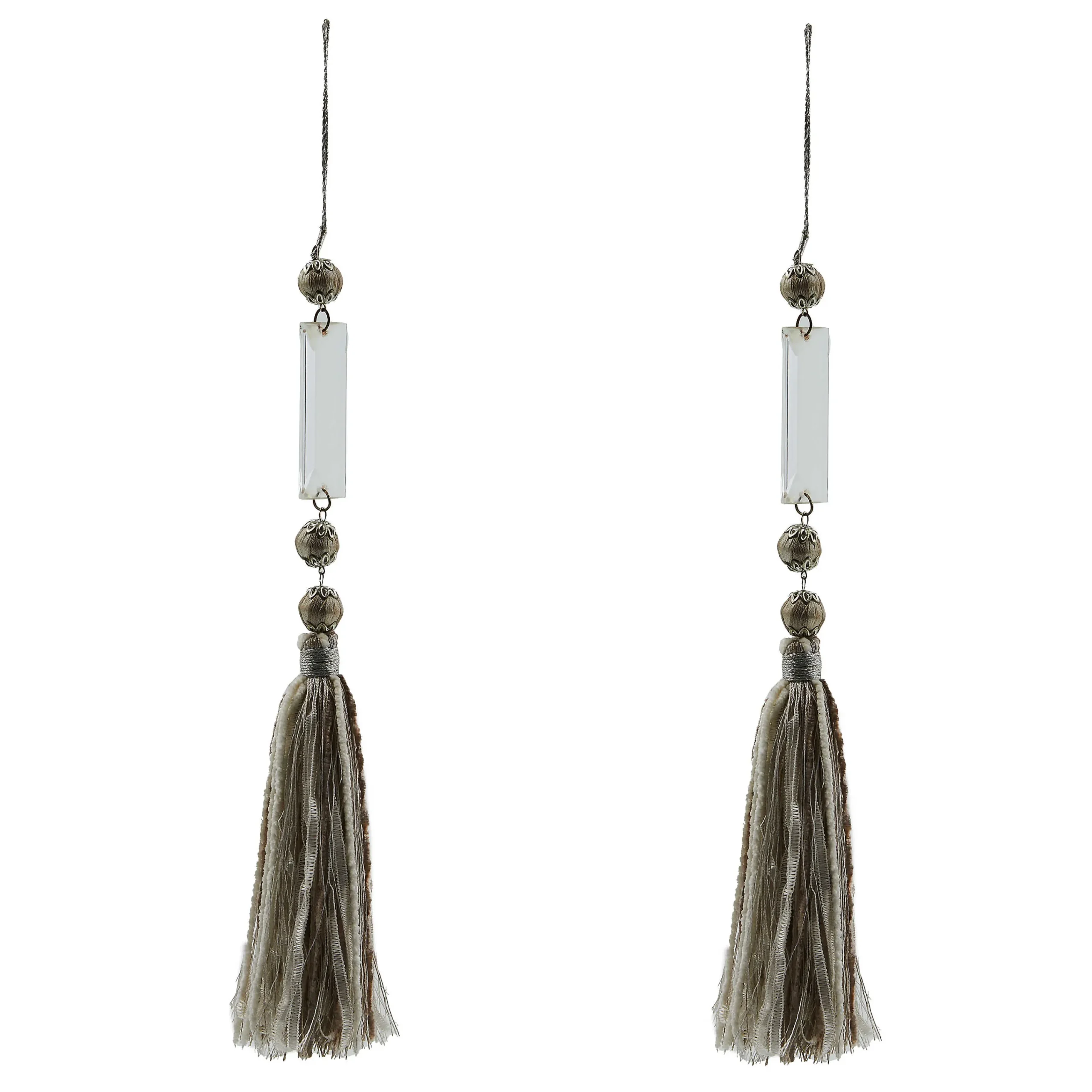 MacKenzie-Childs Crystal Palace Prism Tassels, Set of 2| Decor Sets|Room Accents
