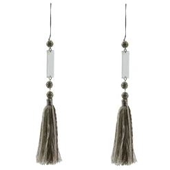 MacKenzie-Childs Crystal Palace Prism Tassels, Set of 2| Decor Sets|Room Accents