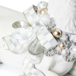 MacKenzie-Childs Crystal Palace Resting Trophy White Deer| Outdoor