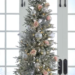 MacKenzie-Childs Crystal Palace Swan Jumbo Glass Ball Ornament| Holiday