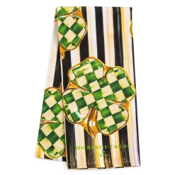 MacKenzie-Childs Dancing Clovers Dish Towel| Spring|Kitchen & Table Linens