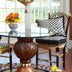 MacKenzie-Childs Dark Flower Basket Side Chair| Dining Room & Kitchen