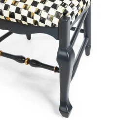MacKenzie-Childs Dark Rainbow Fish Chair| Dining Room & Kitchen