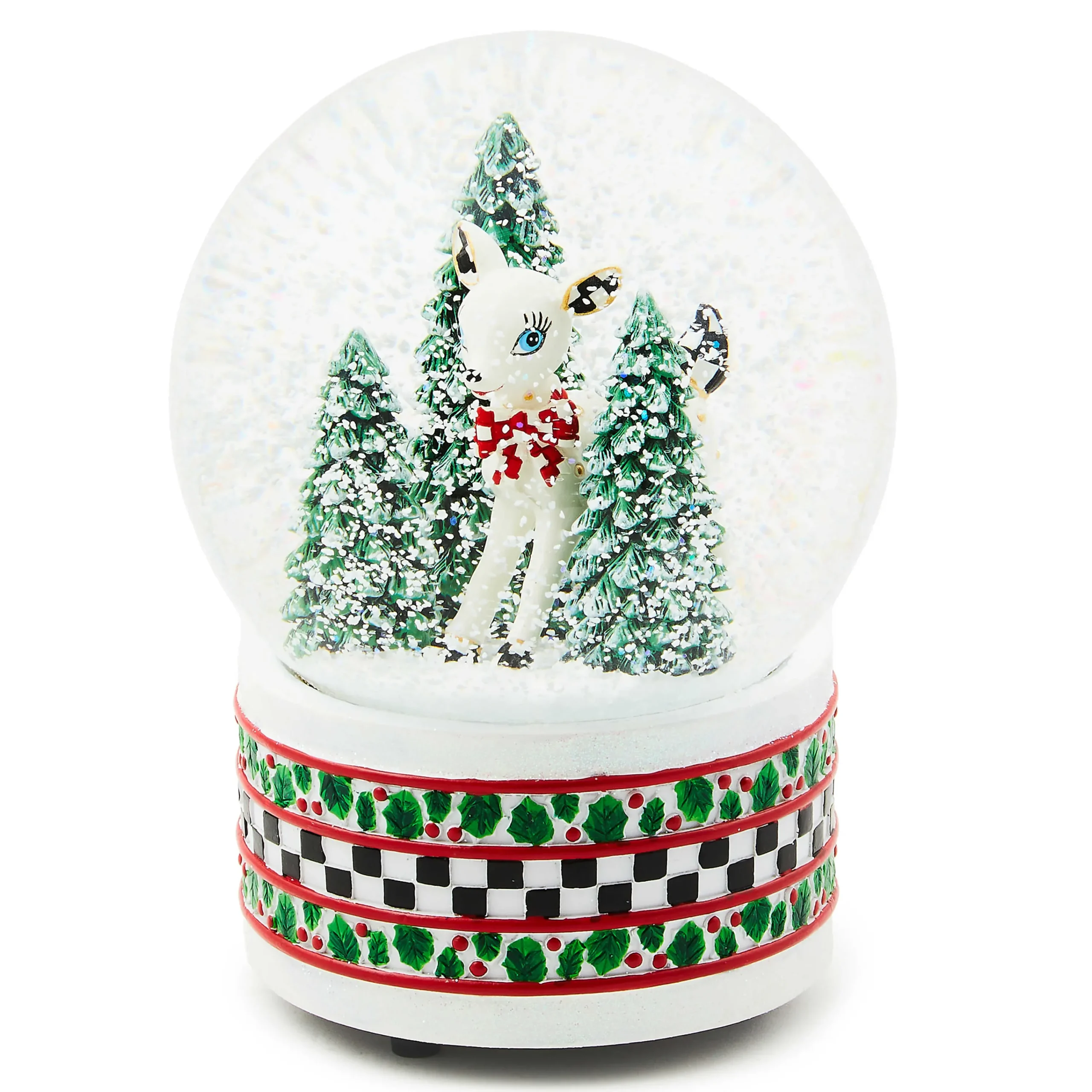 MacKenzie-Childs Deary Deer Snow Globe| Room Accents