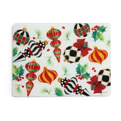 MacKenzie-Childs Deck the Halls Large Cutting Board| Holiday|Kitchen Utensils & Tools