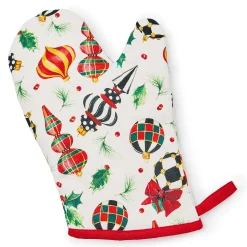 MacKenzie-Childs Deck the Halls Oven Mitt| Holiday|Kitchen & Table Linens
