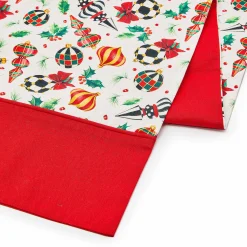 MacKenzie-Childs Deck the Halls Table Runner| Kitchen & Table Linens|Table Accessories