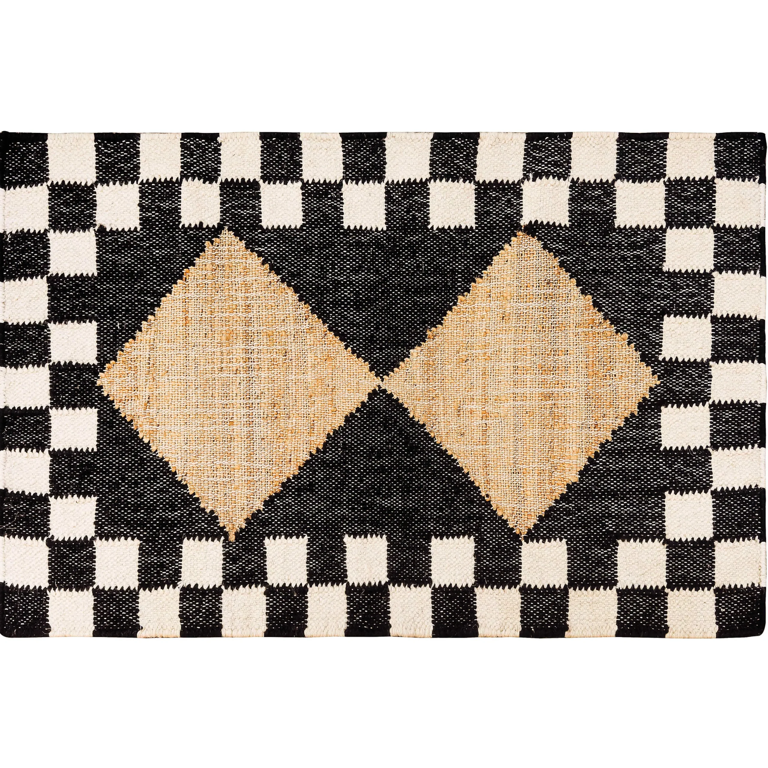 MacKenzie-Childs Diamond Jute 2' x 3' Rug| Rugs