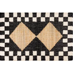 MacKenzie-Childs Diamond Jute 2' x 3' Rug| Rugs
