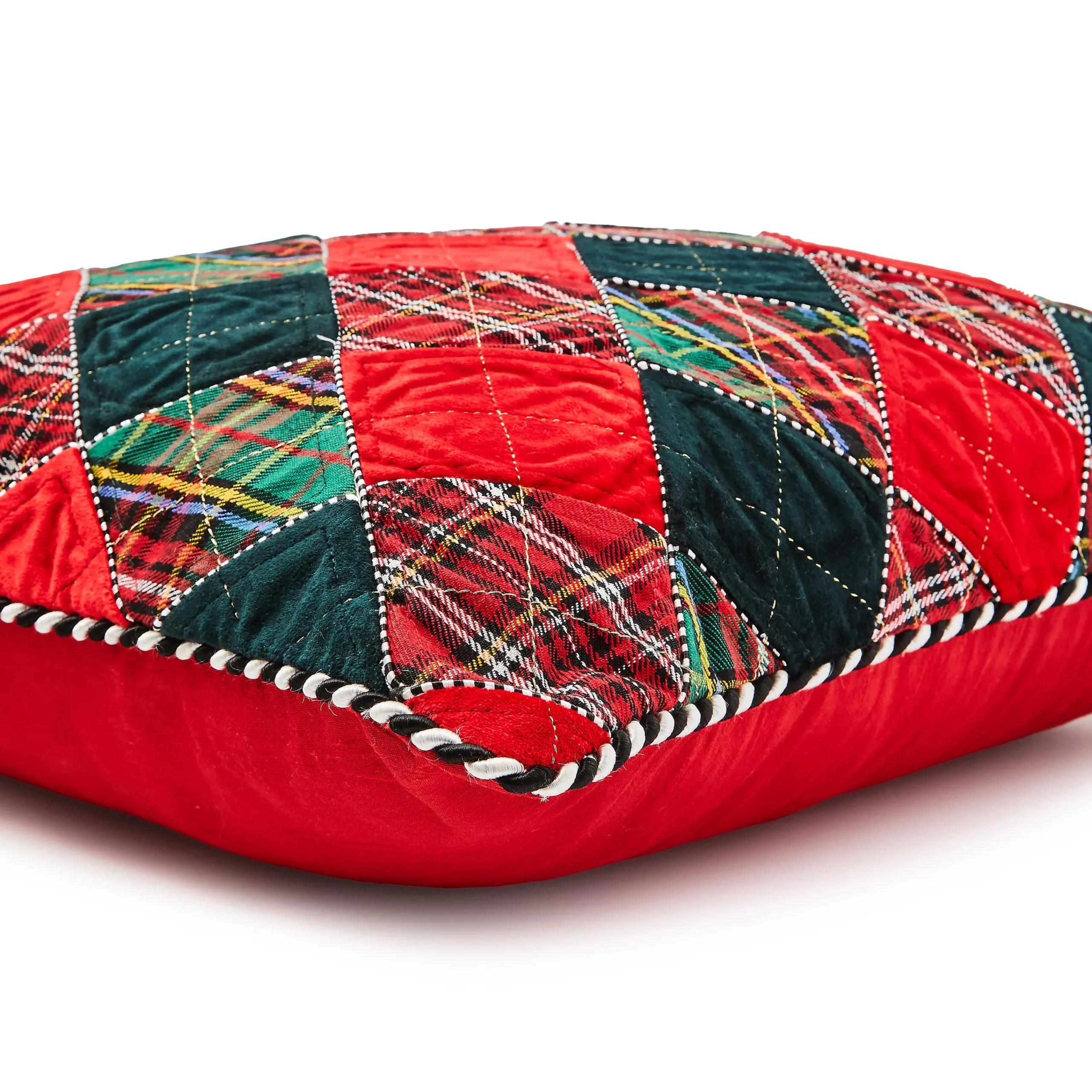 MacKenzie-Childs Diamond Tartan Throw Pillow| Pillows, Throws, & Cushions