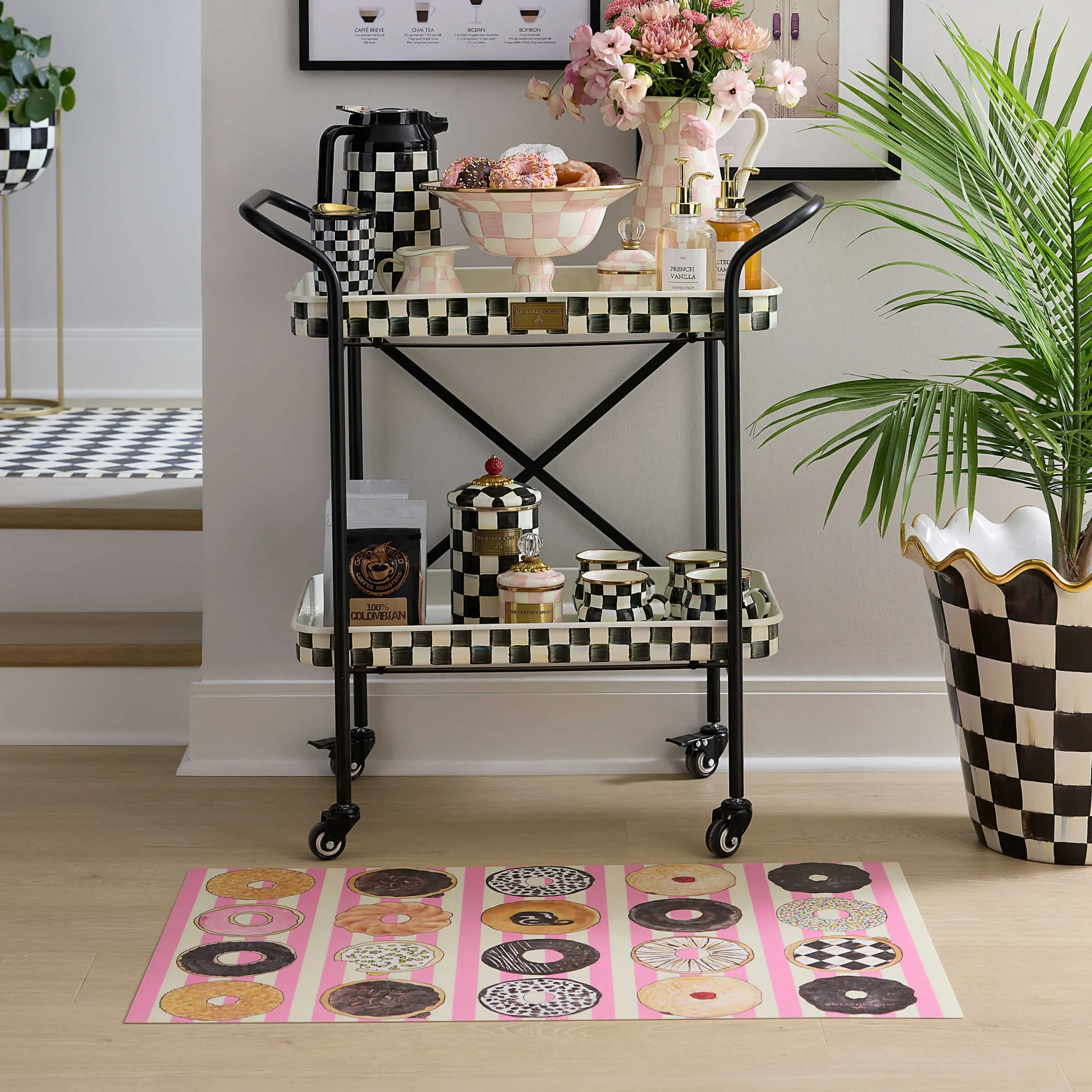 MacKenzie-Childs Donut 2' x 3' Floor Mat| Rugs