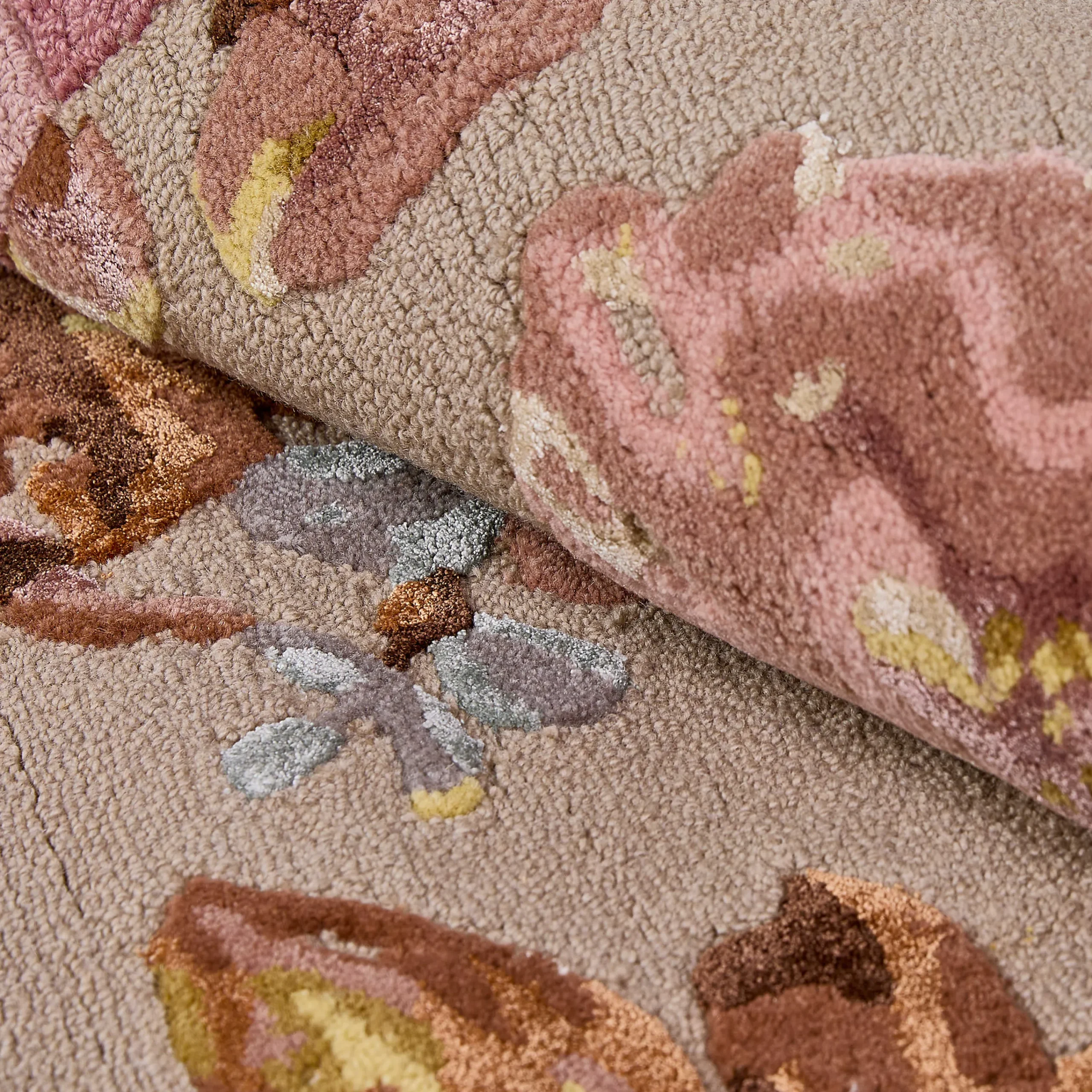 MacKenzie-Childs Dusty Rose Floral 8' x 10' Rug| Rugs