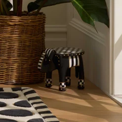 MacKenzie-Childs Elephant Pedestal| Room Accents