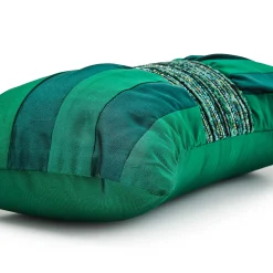 MacKenzie-Childs Emerald Bow Throw Pillow| Pillows, Throws, & Cushions