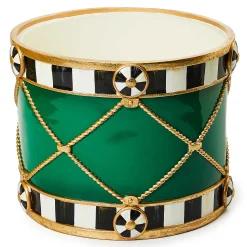 MacKenzie-Childs Emerald Luxe Drum| Holiday|Room Accents