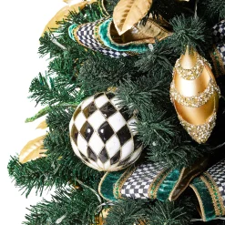 MacKenzie-Childs Emerald Luxe Illuminated Potted Tree| Greenery & Florals