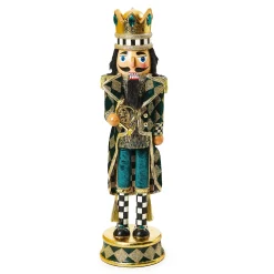 MacKenzie-Childs Emerald Luxe Nutcracker| Room Accents