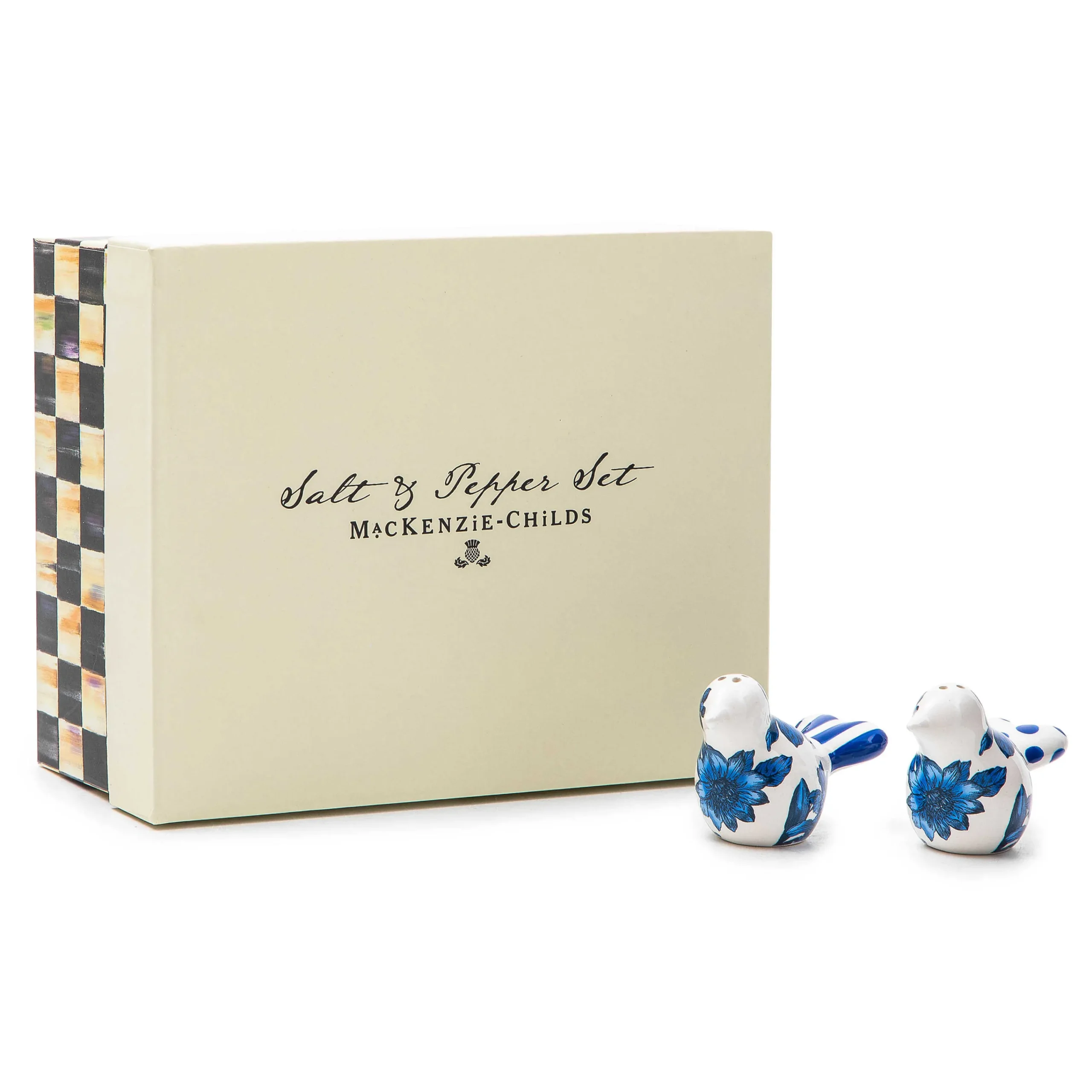 MacKenzie-Childs English Garden Salt Pepper Shakers| Spring|Table Accessories