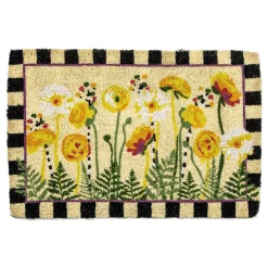 MacKenzie-Childs Everything is Coming Up Daisies Entrance Mat| Spring|Outdoor