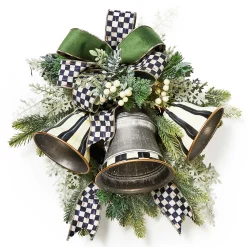 MacKenzie-Childs Farmhouse Holiday Bell Swag| Holiday|Greenery & Florals