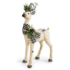 MacKenzie-Childs Farmhouse Holiday Birch Deer Figurine| Room Accents