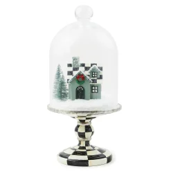MacKenzie-Childs Farmhouse Holiday House Cloche| Room Accents