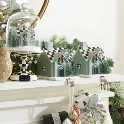 MacKenzie-Childs Farmhouse Holiday House Stocking Hook| Holiday