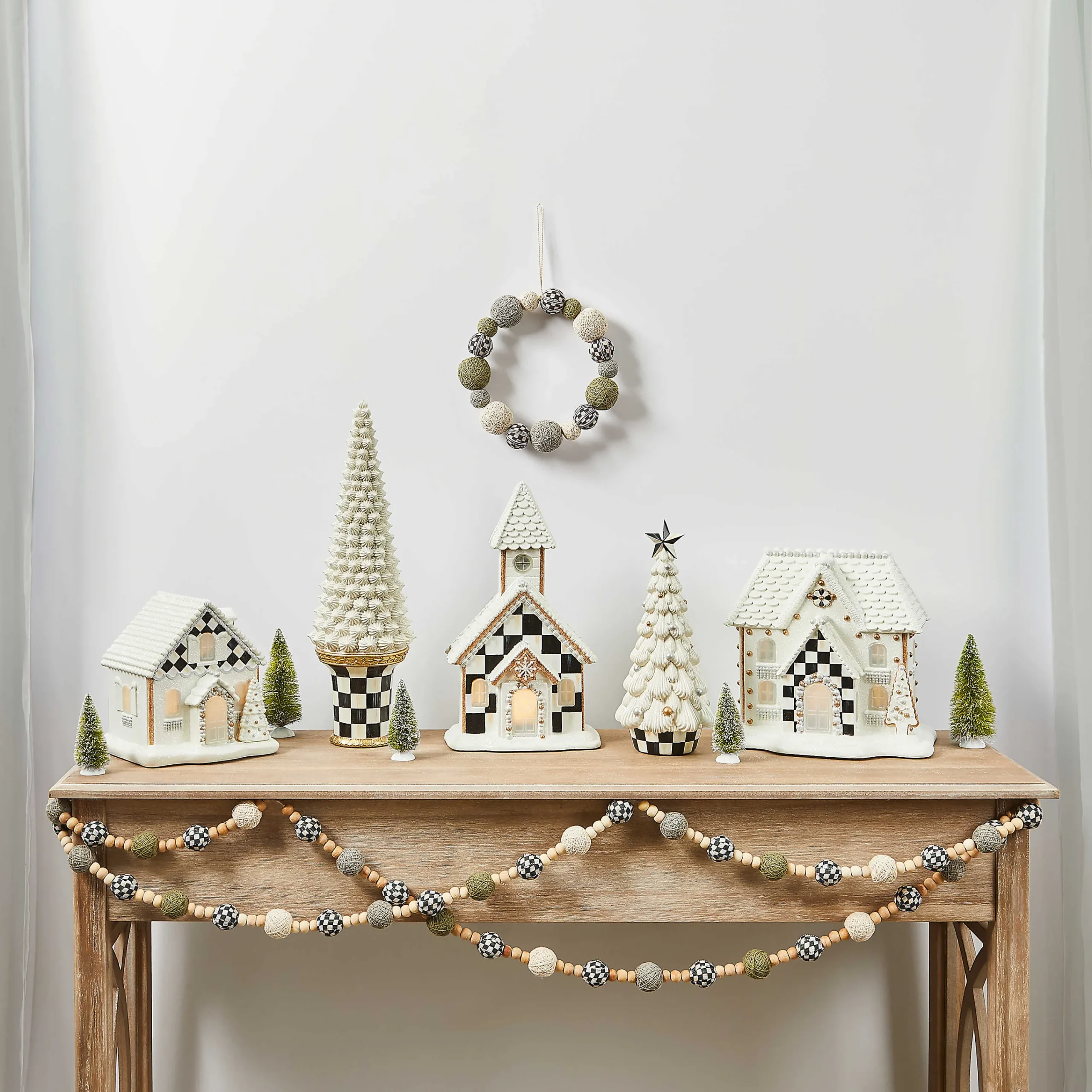 MacKenzie-Childs Farmhouse Icing Small Tree| Holiday|Room Accents