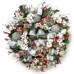 MacKenzie-Childs Farmhouse Sterling Holiday 30 Wreath| Holiday|Greenery & Florals