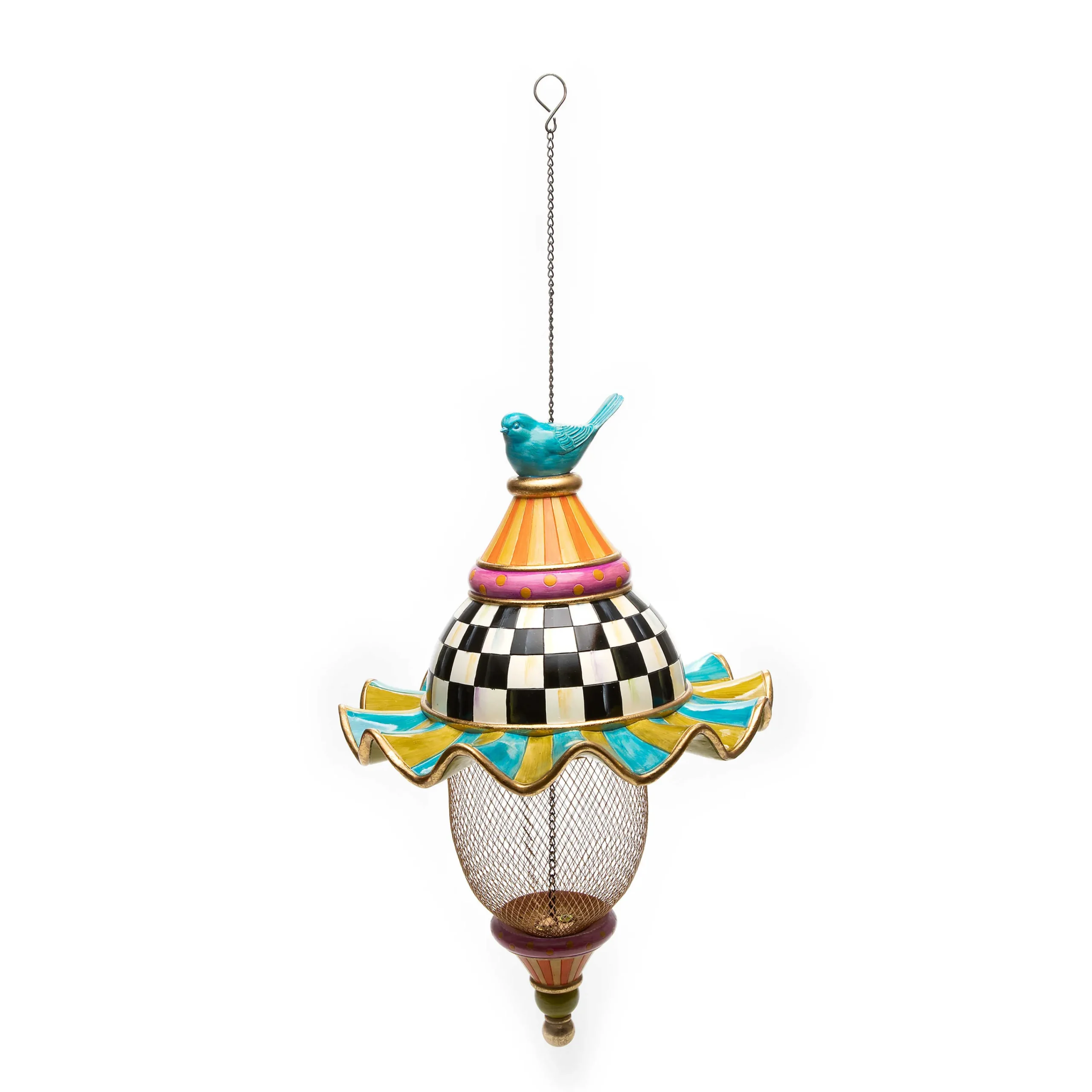 MacKenzie-Childs Feathered Nests Bird Feeder| Spring|Outdoor
